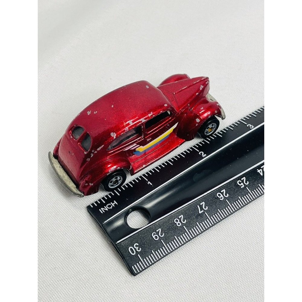 Hot Wheels ‘40 Ford 2-Door 1982 Red Diecast Car Blackwall Made In Malaysia - Picture 11 of 11